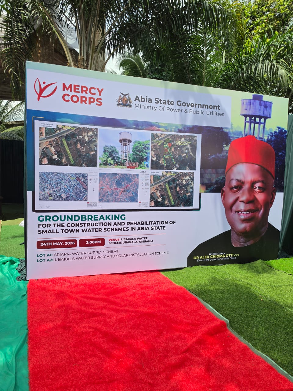 Abia State infrastructure groundbreaking and project delivery gallery